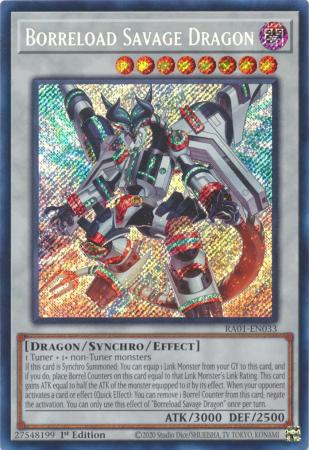 Borreload Savage Dragon - RA01-EN033 - Secret Rare - 25th Anniversary Rarity Collection