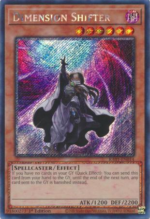 Dimension Shifter - RA01-EN014 - Platinum Secret Rare - 25th Anniversary Rarity Collection