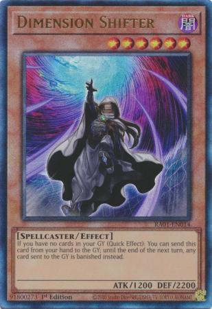 Dimension Shifter - RA01-EN014 - Prismatic Ultimate Rare - 25th Anniversary Rarity Collection