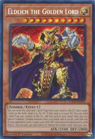 Eldlich the Golden Lord - RA01-EN019 - Secret Rare - 25th Anniversary Rarity Collection