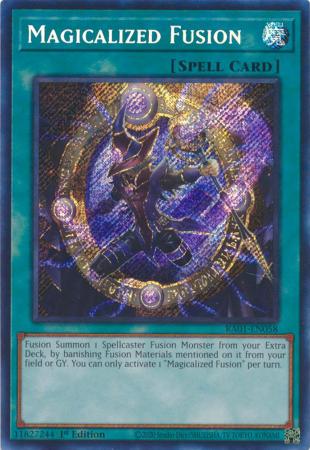 Carta Yu-Gi-Oh! Magicalized Fusion RA01-EN058 - Súper Rara, 1ª Edición, Colección 25th Anniversary
