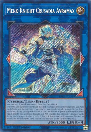 Mekk-Knight Crusadia Avramax - RA01-EN044 - Secret Rare - 25th Anniversary Rarity Collection