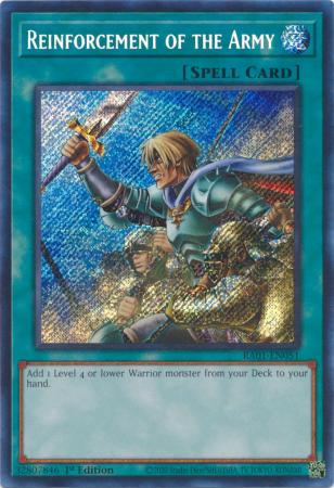 Reinforcement of the Army - RA01-EN051 - Secret Rare - 25th Anniversary Rarity Collection