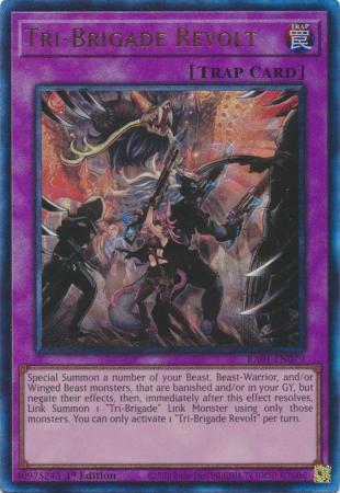 Tri-Brigade Revolt - RA01-EN079 - Prismatic Ultimate Rare - 25th Anniversary Rarity Collection