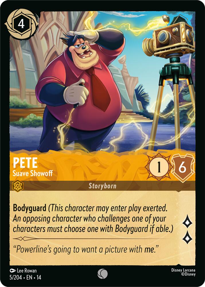 Pete, Suave Showoff 5/204 (Hyperia City)  - Cold Foil