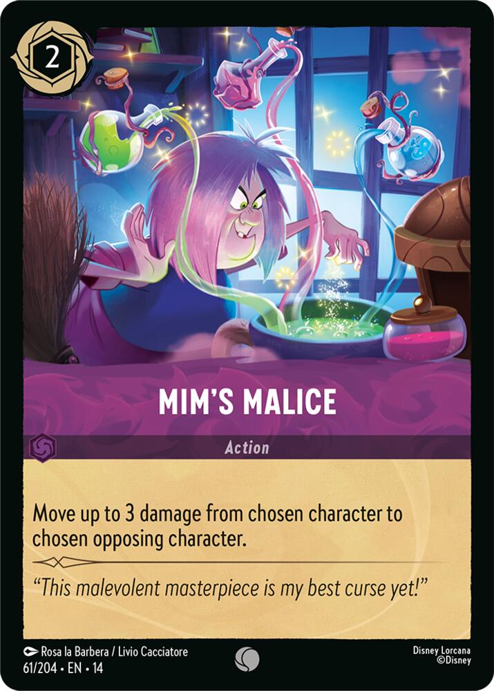 Mim's Malice 61/204 (Hyperia City)  - Cold Foil