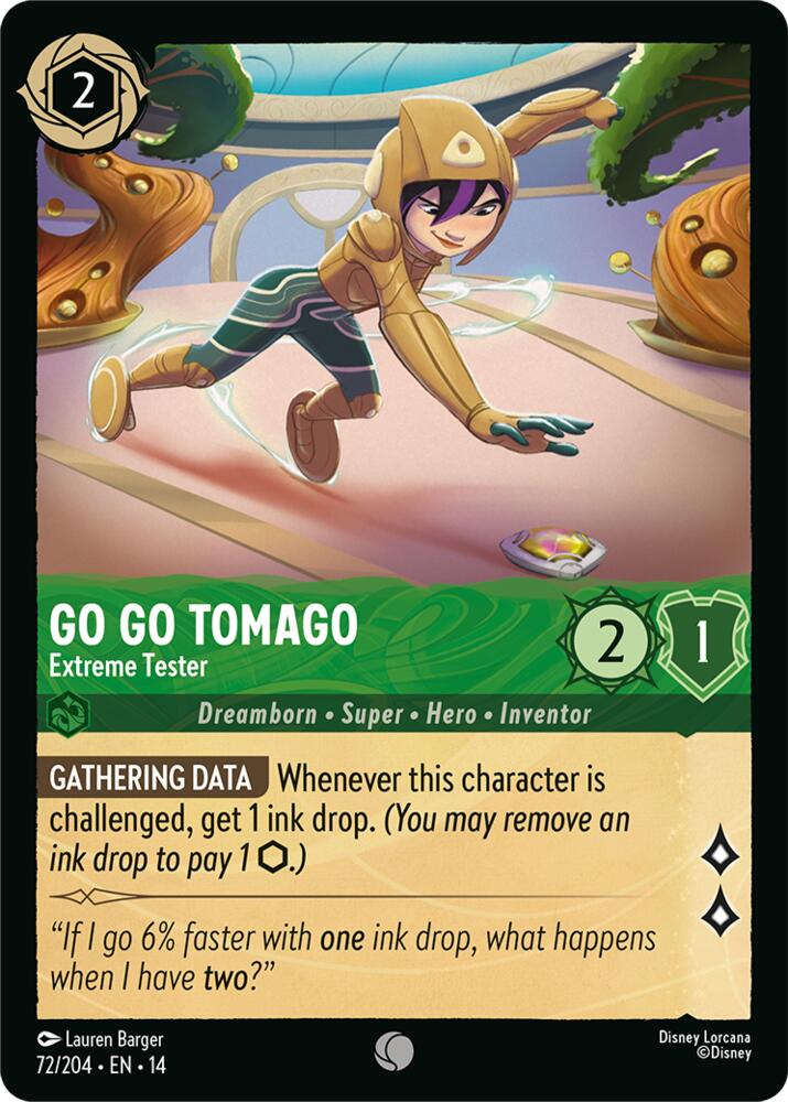 Go Go Tomago, Extreme Tester 72/204 (Hyperia City)  - Cold Foil