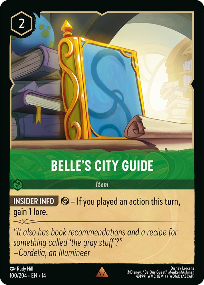 Belle's City Guide 100/204 (Hyperia City)  - Cold Foil