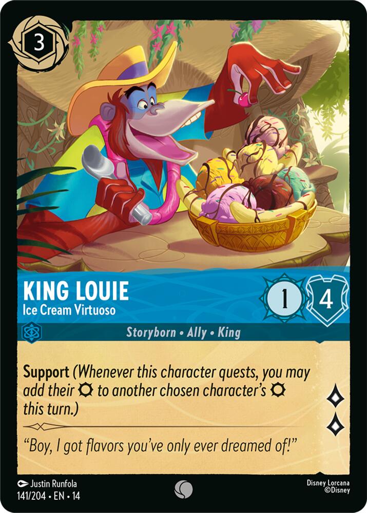 King Louie, Ice Cream Virtuoso 141/204 (Hyperia City)  - Cold Foil