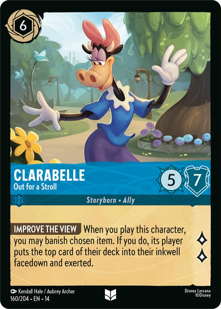Clarabelle, Out for a Stroll 160/204 (Hyperia City)  - Cold Foil