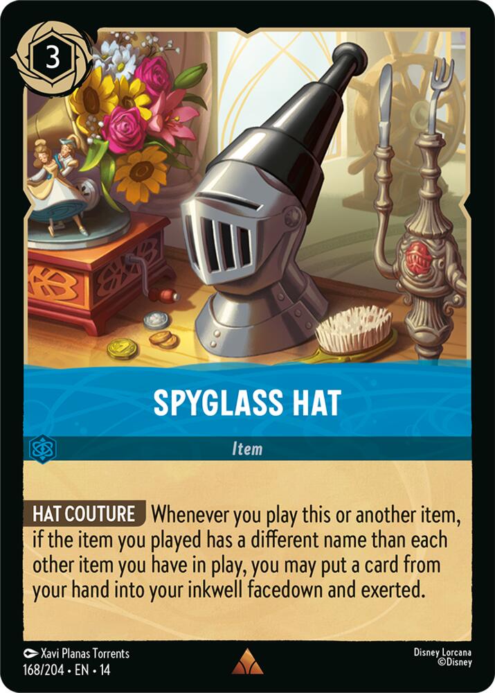 Spyglass Hat 168/204 (Hyperia City)  - Cold Foil