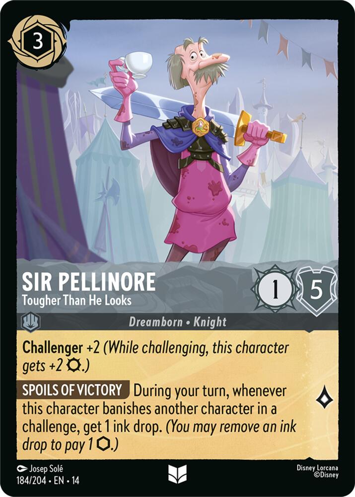 Sir Pellinore, Tougher Than He Looks 184/204 (Hyperia City)  - Cold Foil