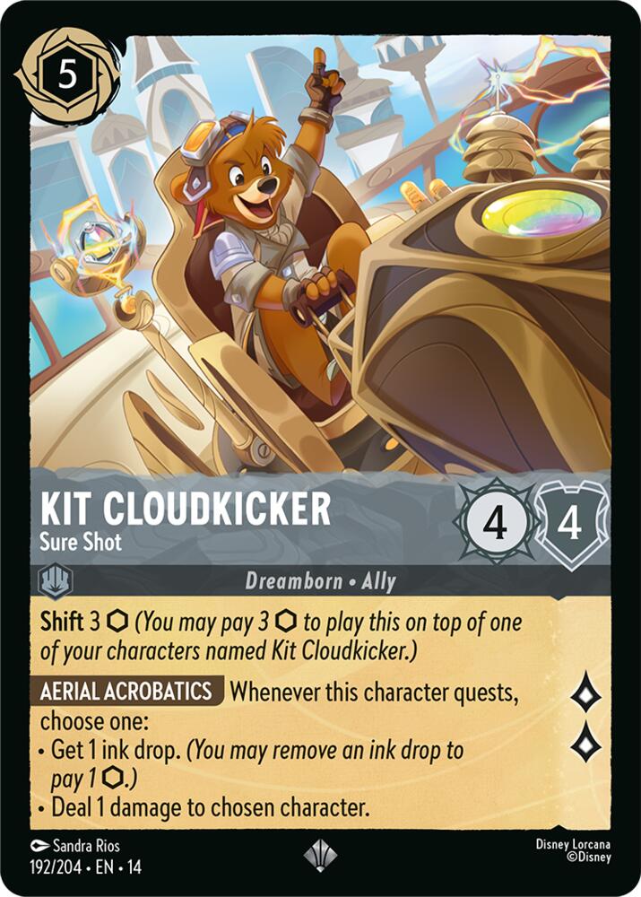 Kit Cloudkicker, Sure Shot 192/204 (Hyperia City) 