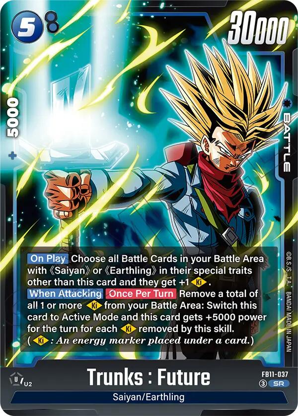 Trunks Future FB11 037 FB11-037 (Brightness of Hope)  - Holofoil