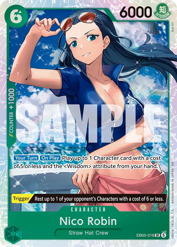 Nico Robin EB05-016 (Extra Booster: One Piece Heroines Edition Vol. 2)  - Foil