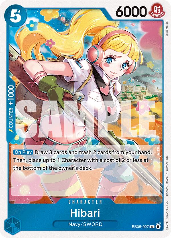 Hibari EB05-027 (Extra Booster: One Piece Heroines Edition Vol. 2)  - Foil