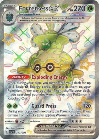 Forretress ex Shiny Ultra Rare 212/091