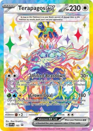 Terapagos ex - SVP165 - Full Art Promo