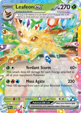 Leafeon ex - 006/131 - Ultra Rare