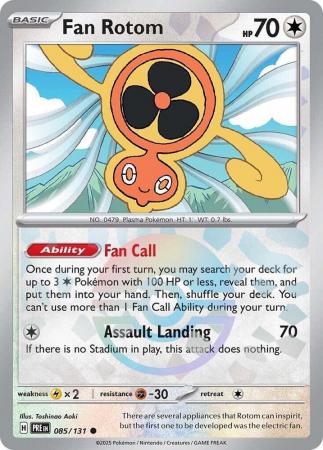 Fan Rotom - 085/131 - Common Pokeball Reverse Holo