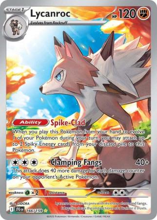 Lycanroc - 166/159 - Illustration Rare