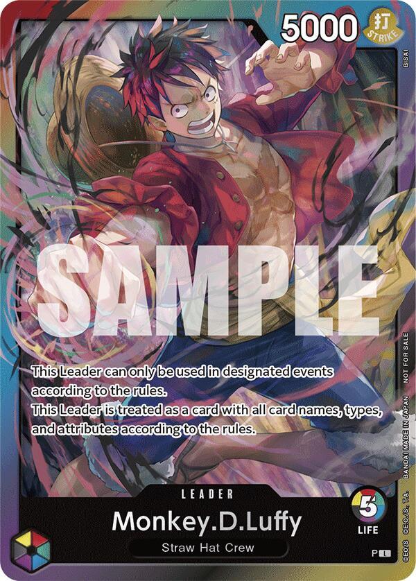 Monkey.D.Luffy (Release Event Leader) P (One Piece Promotion Cards) 