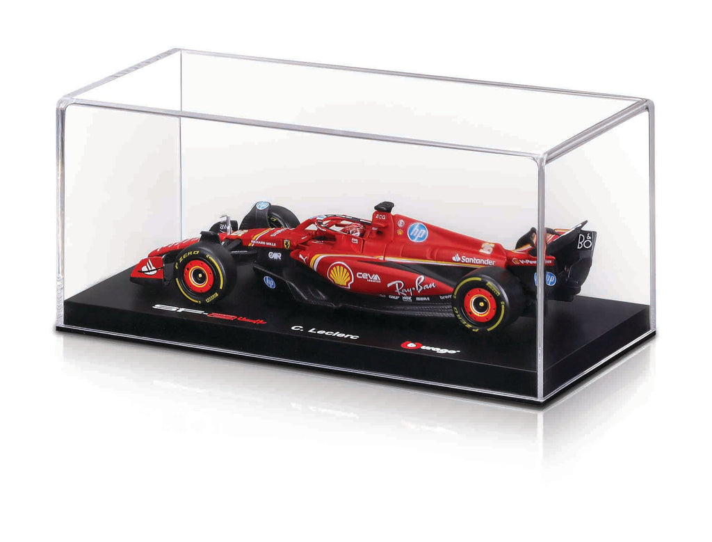 Bburago F1 with Helmet 1:43 2024 F-1 Ferrari  SF-24 #16 Leclerc with Helmet - Italian GP Imola