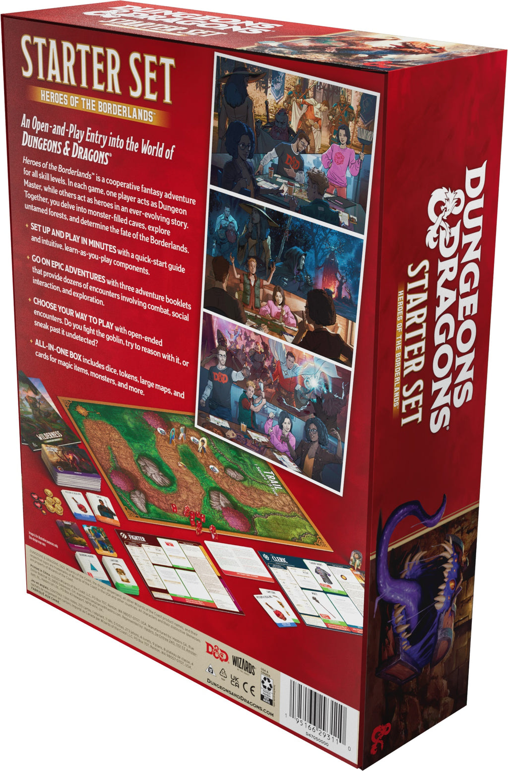 D&D Dungeons & Dragons Starter Set Heroes of the Borderlands