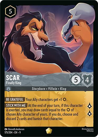Scar, Finally King 175/204 (Fabled)  - Cold Foil