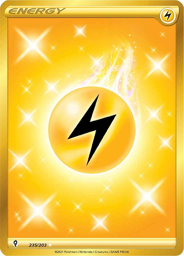 Lightning Energy Secret 235/203 (SWSH07: Evolving Skies)  - Holofoil