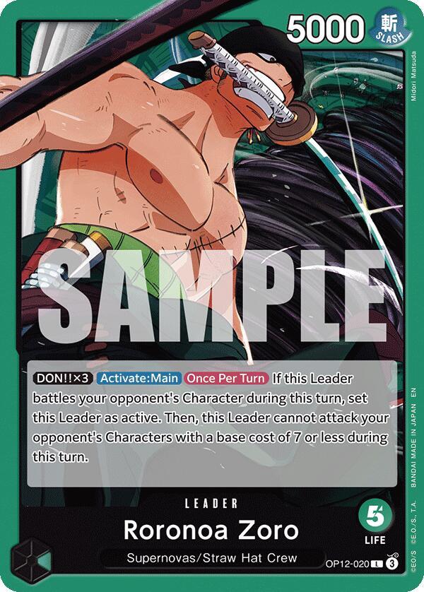 Roronoa Zoro OP12-020 (Legacy of the Master) 