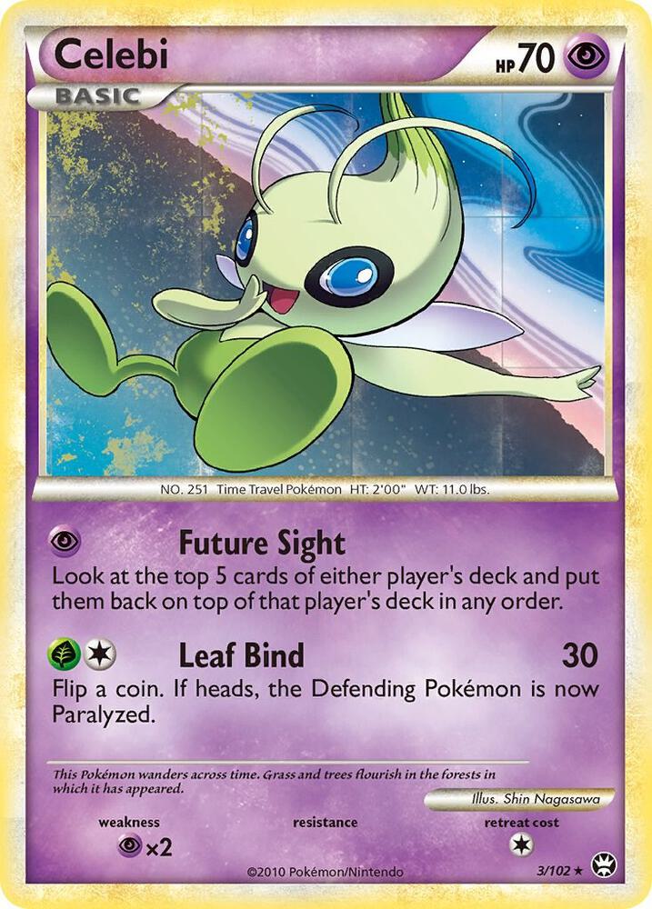Celebi 3/102 (Triumphant)  - Reverse Holofoil
