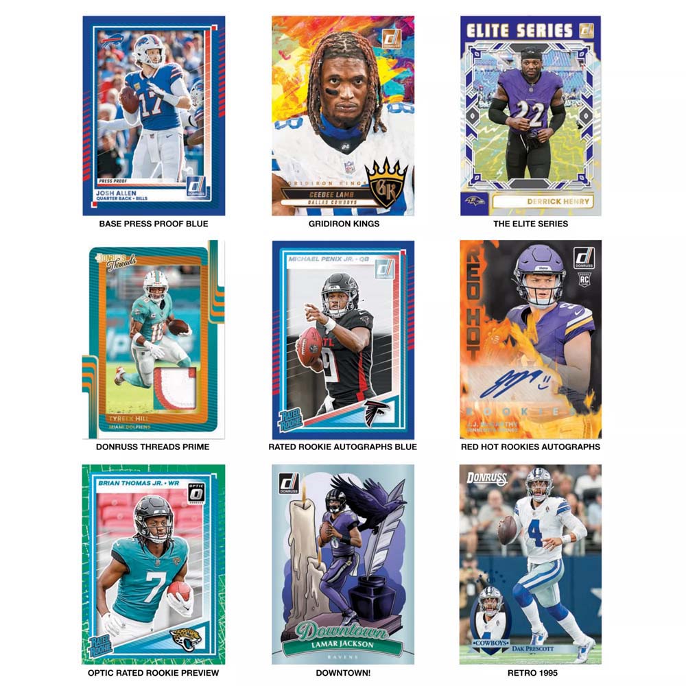 Panini Donruss 2025 NFL Football Trading Card- Retail Pack