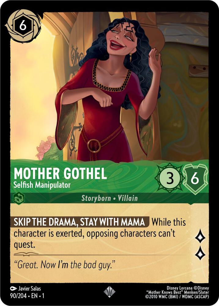 Mother Gothel, Selfish Manipulator 90/204 (The First Chapter)  - Cold Foil