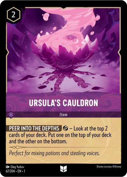 Ursula's Cauldron 67/204 (The First Chapter)  - Cold Foil