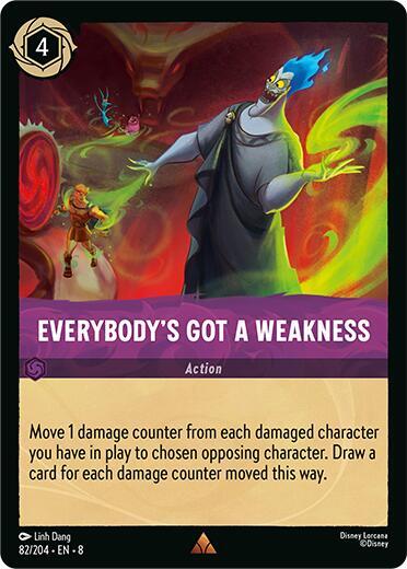 Everybody's Got A Weakness 82/204 (Reign of Jafar)  - Cold Foil
