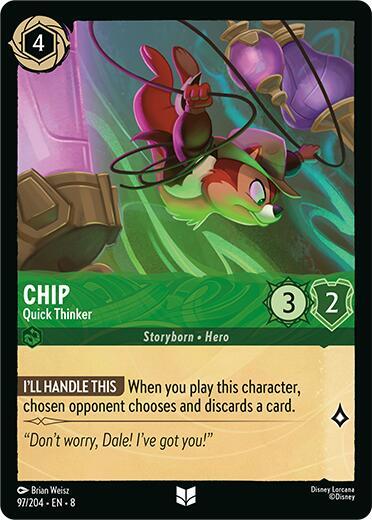 Chip, Quick Thinker 97/204 (Reign of Jafar)  - Cold Foil