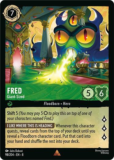 Fred, Giant-Sized 98/204 (Reign of Jafar)  - Cold Foil