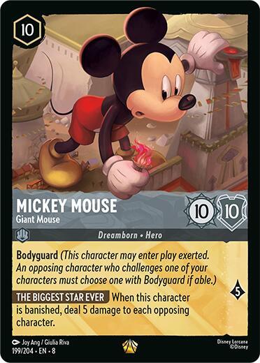 Mickey Mouse, Giant Mouse 199/204 (Reign of Jafar) 