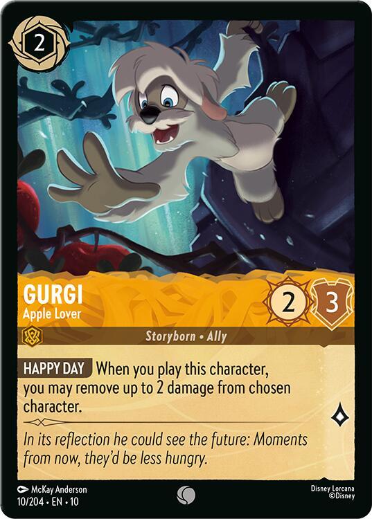 Gurgi, Apple Lover 10/204 (Whispers in the Well)  - Cold Foil