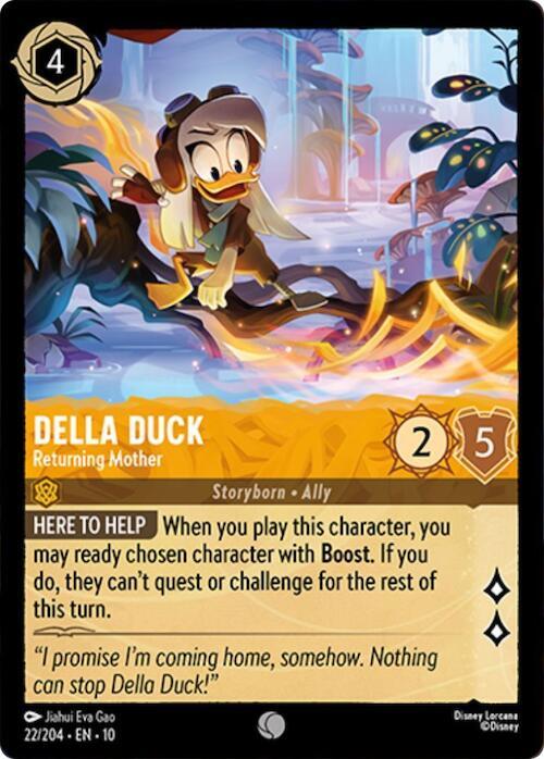 Della Duck, Returning Mother 22/204 (Whispers in the Well)  - Cold Foil