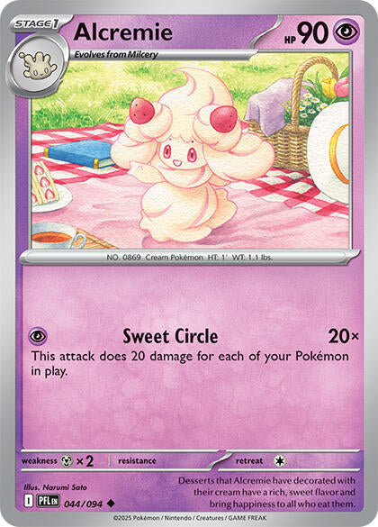 Alcremie 044/094 (ME02: Phantasmal Flames)  - Reverse Holofoil