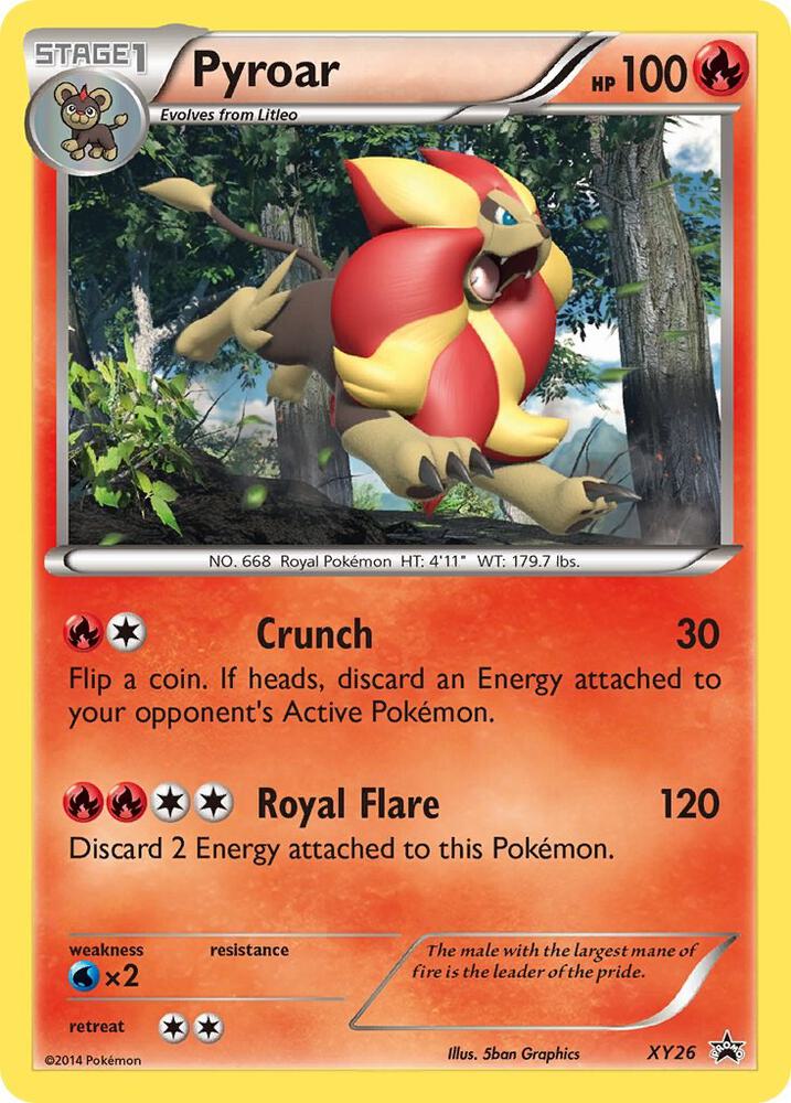 Pyroar XY26 (XY Promos)  - Holofoil