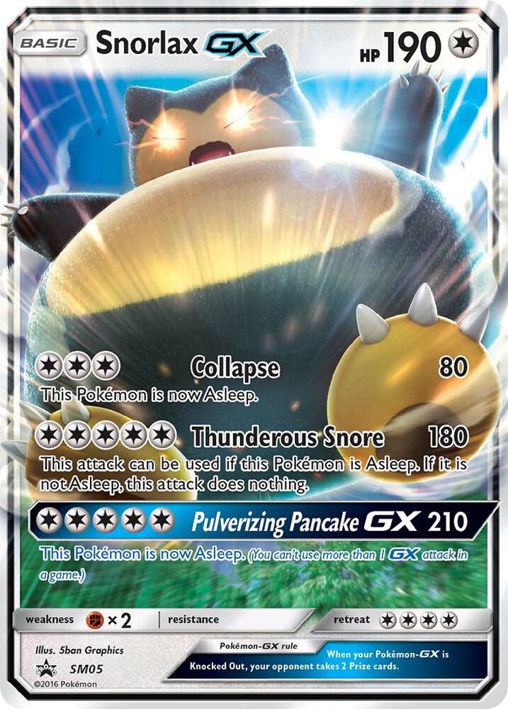 Snorlax GX SM05 (SM Promos)  - Holofoil