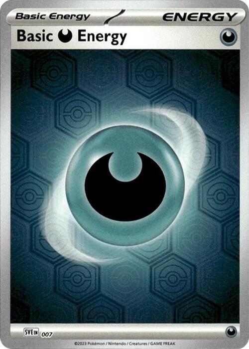 Basic Darkness Energy 007 (SV: Shrouded Fable)  - Reverse Holofoil