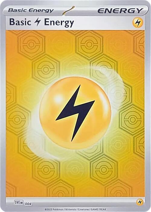 Basic Lightning Energy 004 (SV: Shrouded Fable)  - Reverse Holofoil
