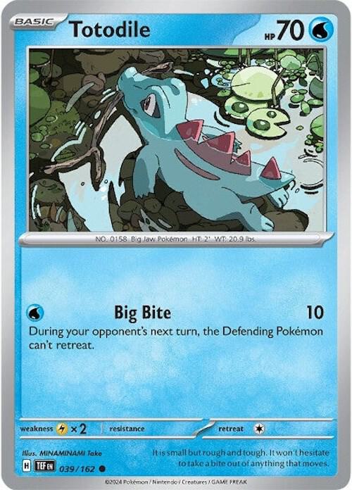 Totodile 039/162 (SV05: Temporal Forces)  - Reverse Holofoil