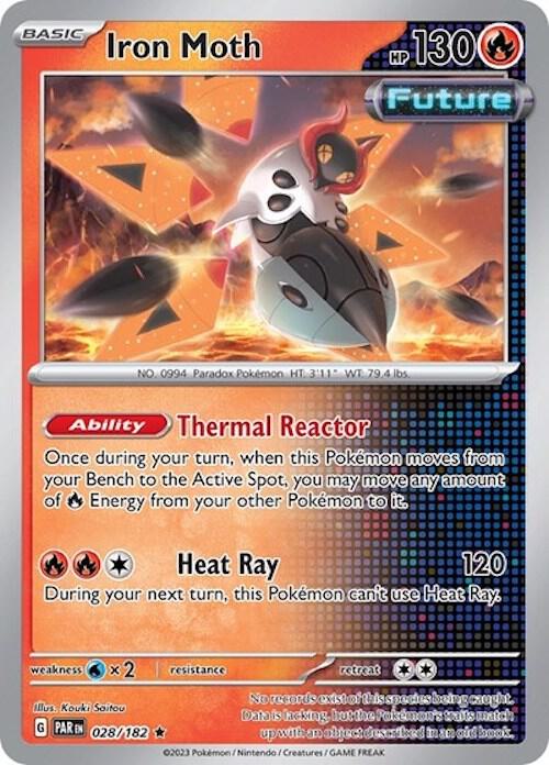 Iron Moth 028/182 (Miscellaneous Cards & Products)  - Cosmo Holofoil