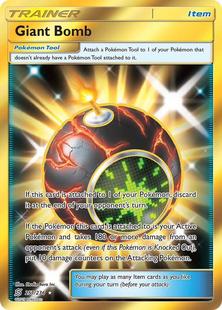 Giant Bomb Secret 251/236 (SM - Unified Minds)  - Holofoil