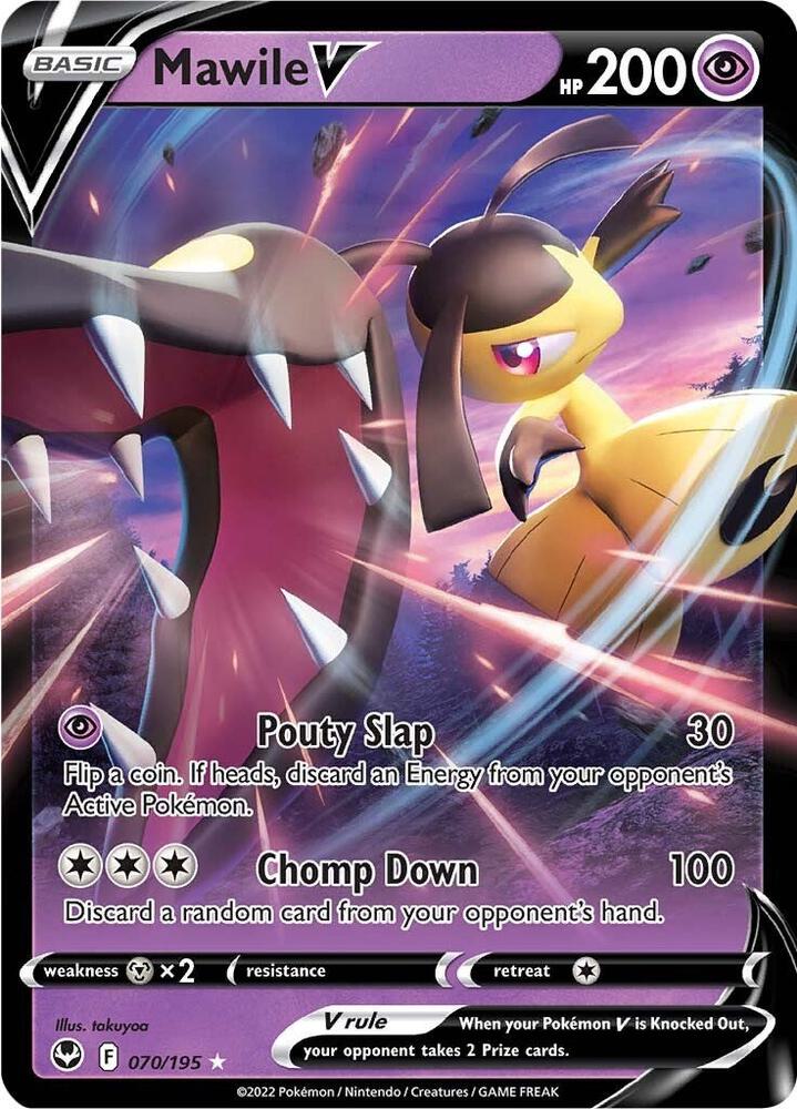Mawile V 070/195 (SWSH12: Silver Tempest)  - Holofoil